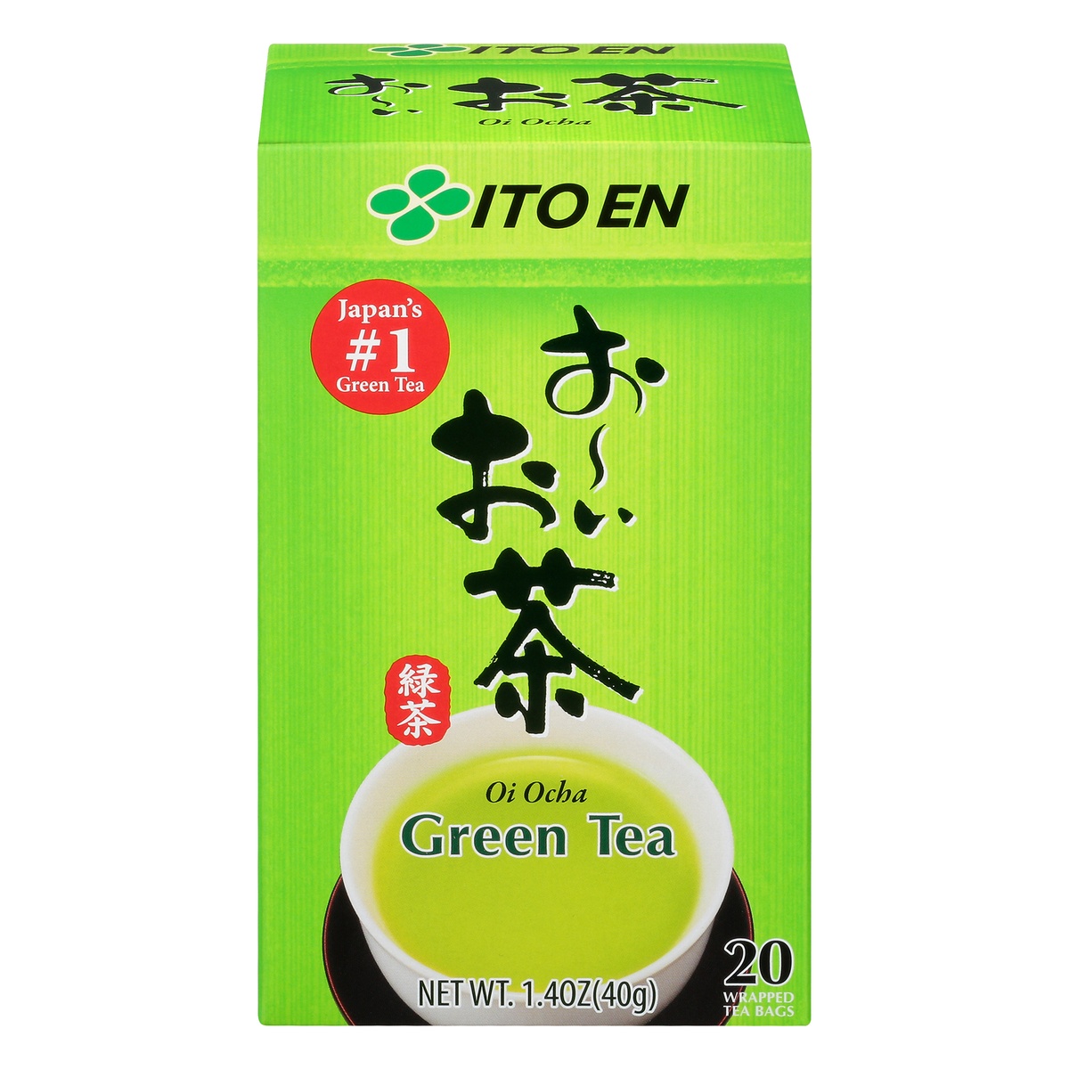 slide 1 of 1, Ito En Wrapped Tea Bags Green Tea - 20 ct, 20 ct