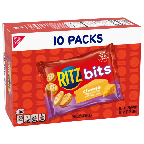 slide 3 of 13, Ritz Ritz Bits Single Serve - 10 oz, 10 oz