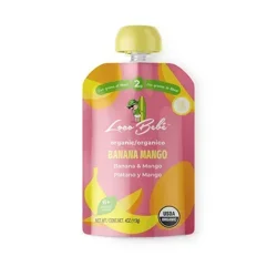 Loco Bebe Banana Mango Baby Food Pouch - 4 oz