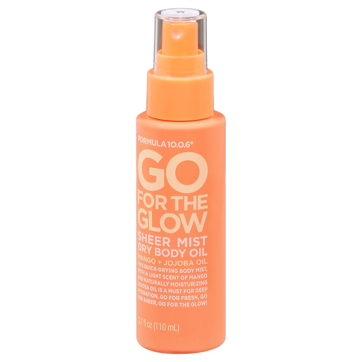 slide 6 of 12, Formula 10.0.6 Go For The Glow Sheer Mist Dry Body Oil, 3.7 fl oz