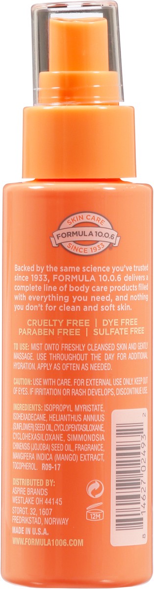 slide 12 of 12, Formula 10.0.6 Go For The Glow Sheer Mist Dry Body Oil, 3.7 fl oz