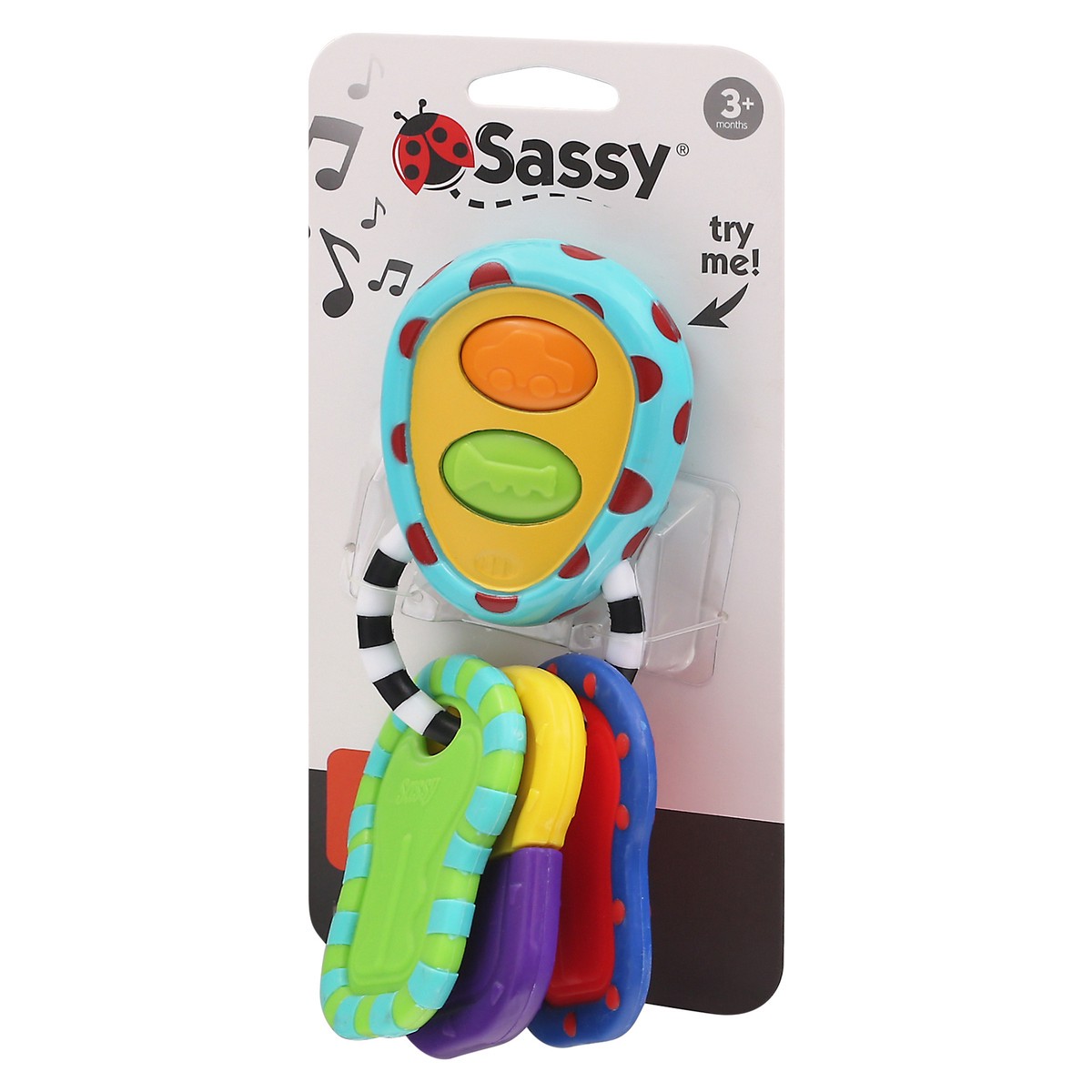 slide 6 of 9, Sassy Electronic Keys Toy 1 ea, 1 ct