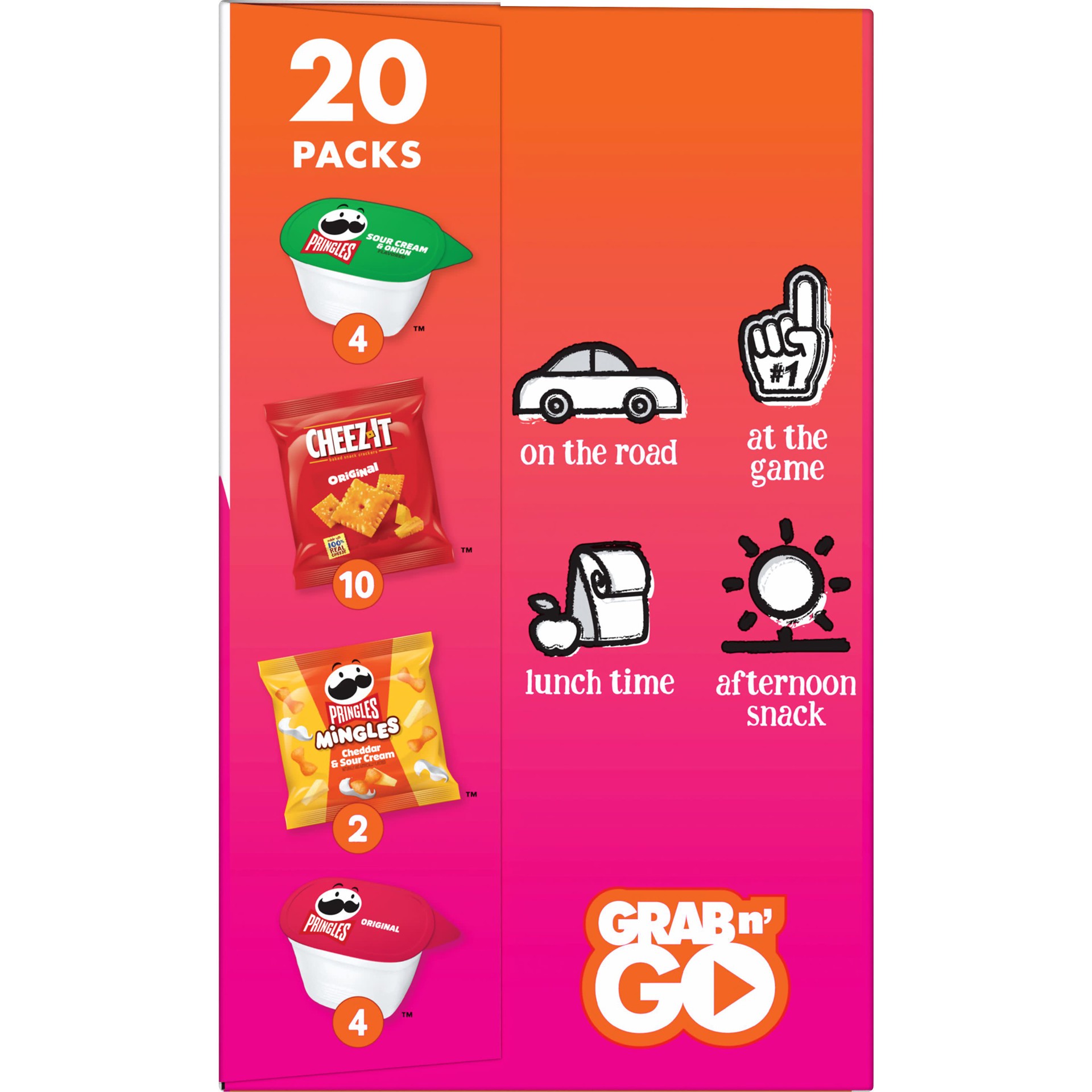 slide 2 of 7, Kellogg's Caddies Mixed Crackers Salty Explorer Variety 17.04oz, 20 ct