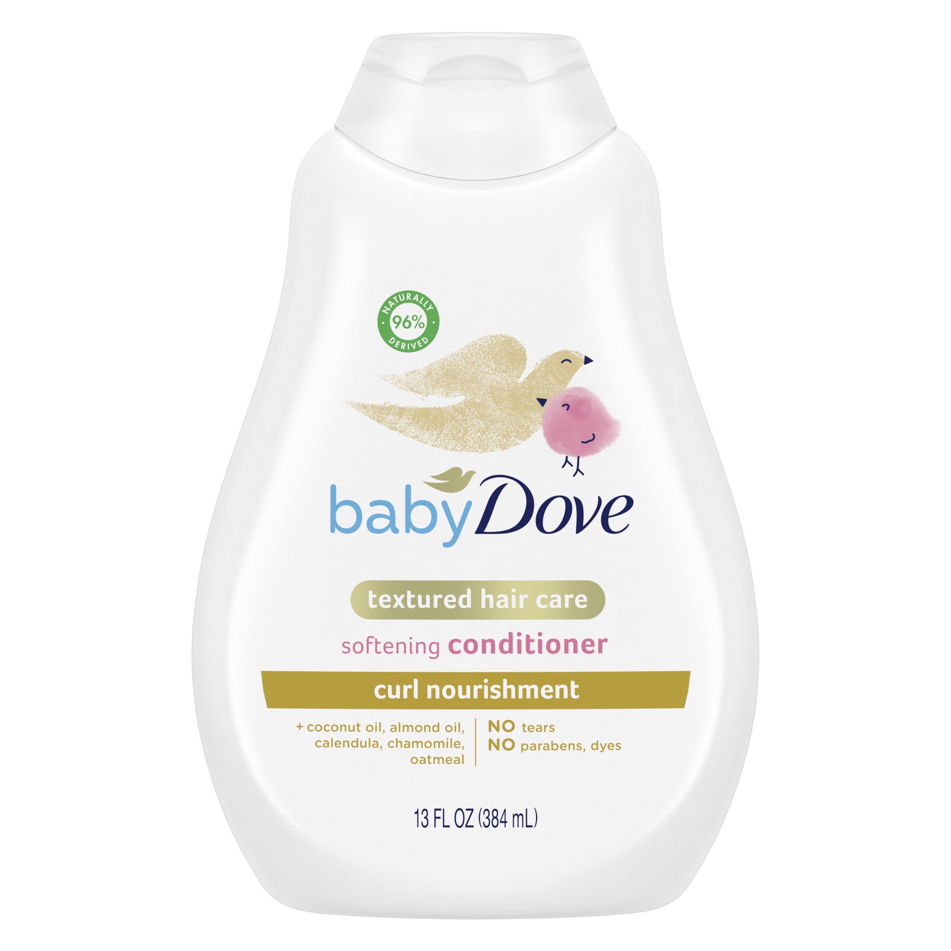 slide 1 of 16, Baby Dove Textured Hair Care Baby Conditioner Curl Nourishment, 13 oz, curly hair, 13 fl oz
