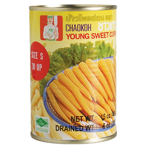 slide 1 of 1, Chaokoh Young Baby Corn-S/30Up, 15 oz