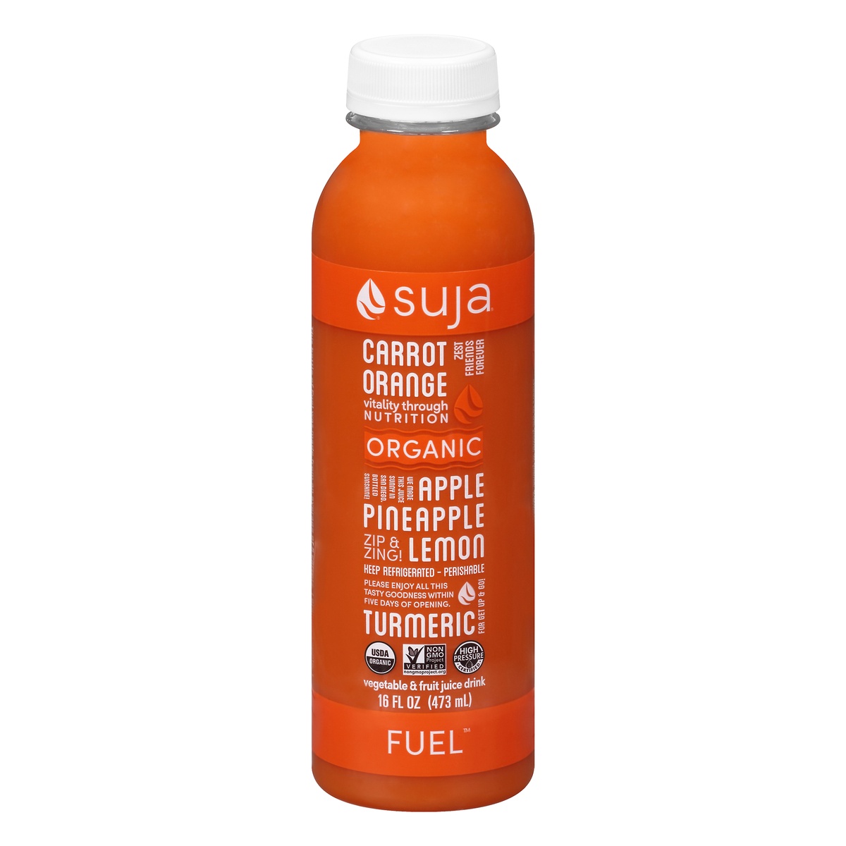 slide 1 of 1, Suja Organic Cold-Pressed Fuel, 16 fl oz