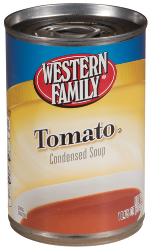 slide 1 of 1, Western Family Tomato Condensed Soup, 10.75 oz