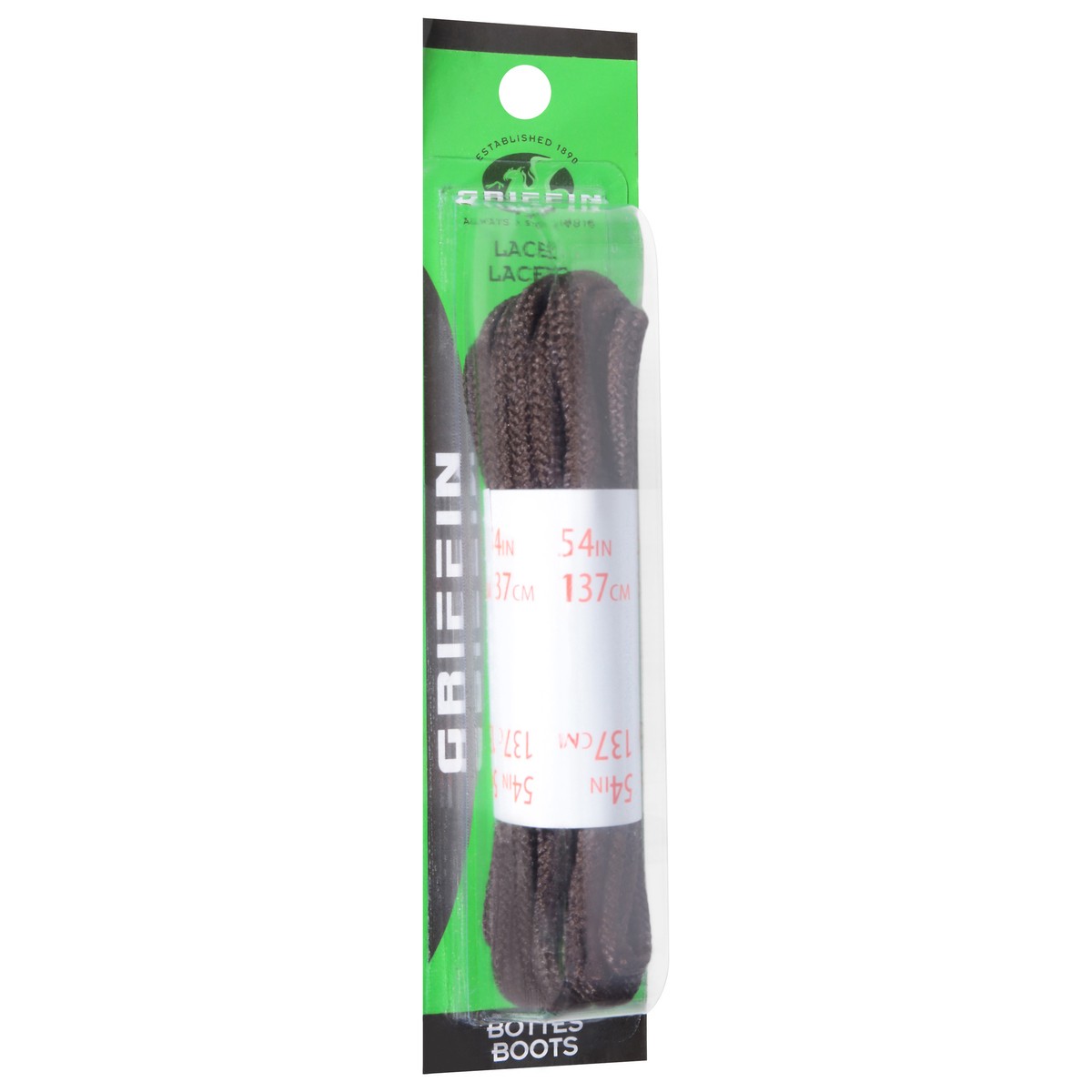 slide 6 of 11, Griffin Bros. Brown Boot 54 Inch Laces 1 Pair, 1 ct