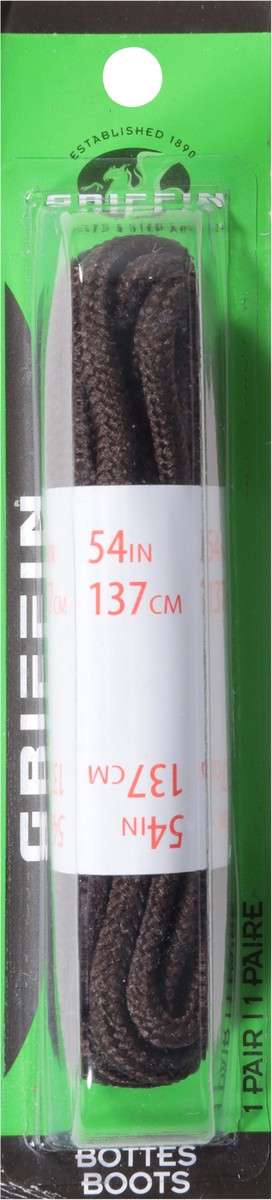 slide 8 of 11, Griffin Bros. Brown Boot 54 Inch Laces 1 Pair, 1 ct