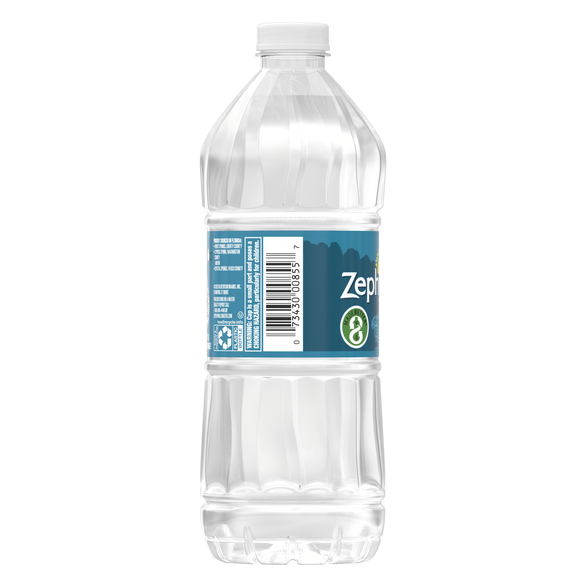 slide 3 of 4, ZEPHYRHILLS Brand 100% Natural Spring Water, 20-ounce plastic bottle, 20 oz
