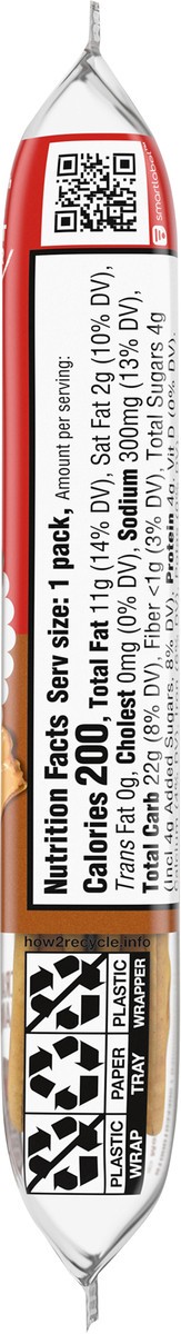 slide 10 of 15, RITZ Peanut Butter Sandwich Crackers, Lunch Snacks, 1.38 oz Snack Pack (6 Crackers Per Pack), 1.38 oz