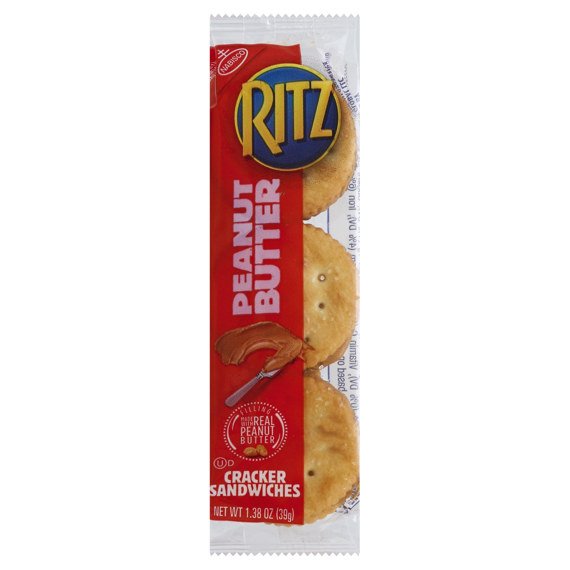 slide 1 of 8, Nabisco Ritz Peanut Butter Cracker Sandwiches, 1.38 oz