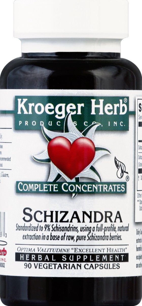 slide 3 of 3, Kroeger Herb Schizandra 90 ea, 90 ct