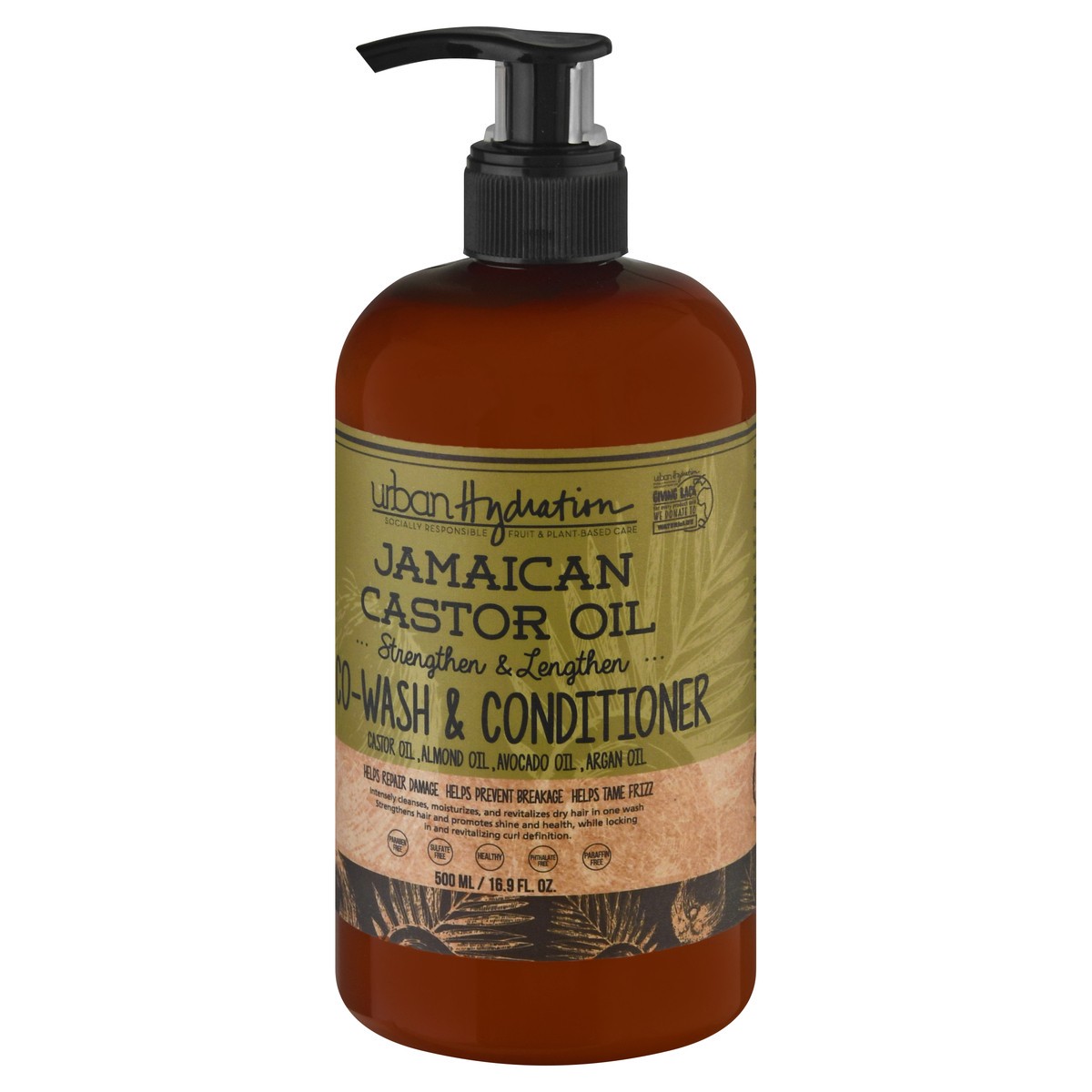 slide 9 of 12, Urban Hydration Jamaican Castor Oil Co-Wash & Conditioner 500 ml, 500 ml