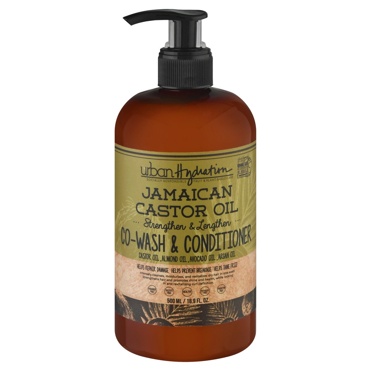 slide 12 of 12, Urban Hydration Jamaican Castor Oil Co-Wash & Conditioner 500 ml, 500 ml