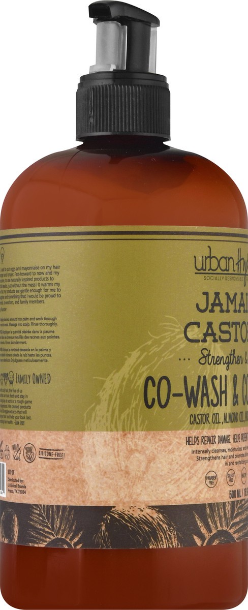 slide 10 of 12, Urban Hydration Jamaican Castor Oil Co-Wash & Conditioner 500 ml, 500 ml