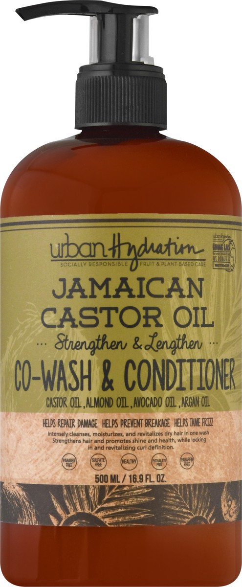 slide 7 of 12, Urban Hydration Jamaican Castor Oil Co-Wash & Conditioner 500 ml, 500 ml