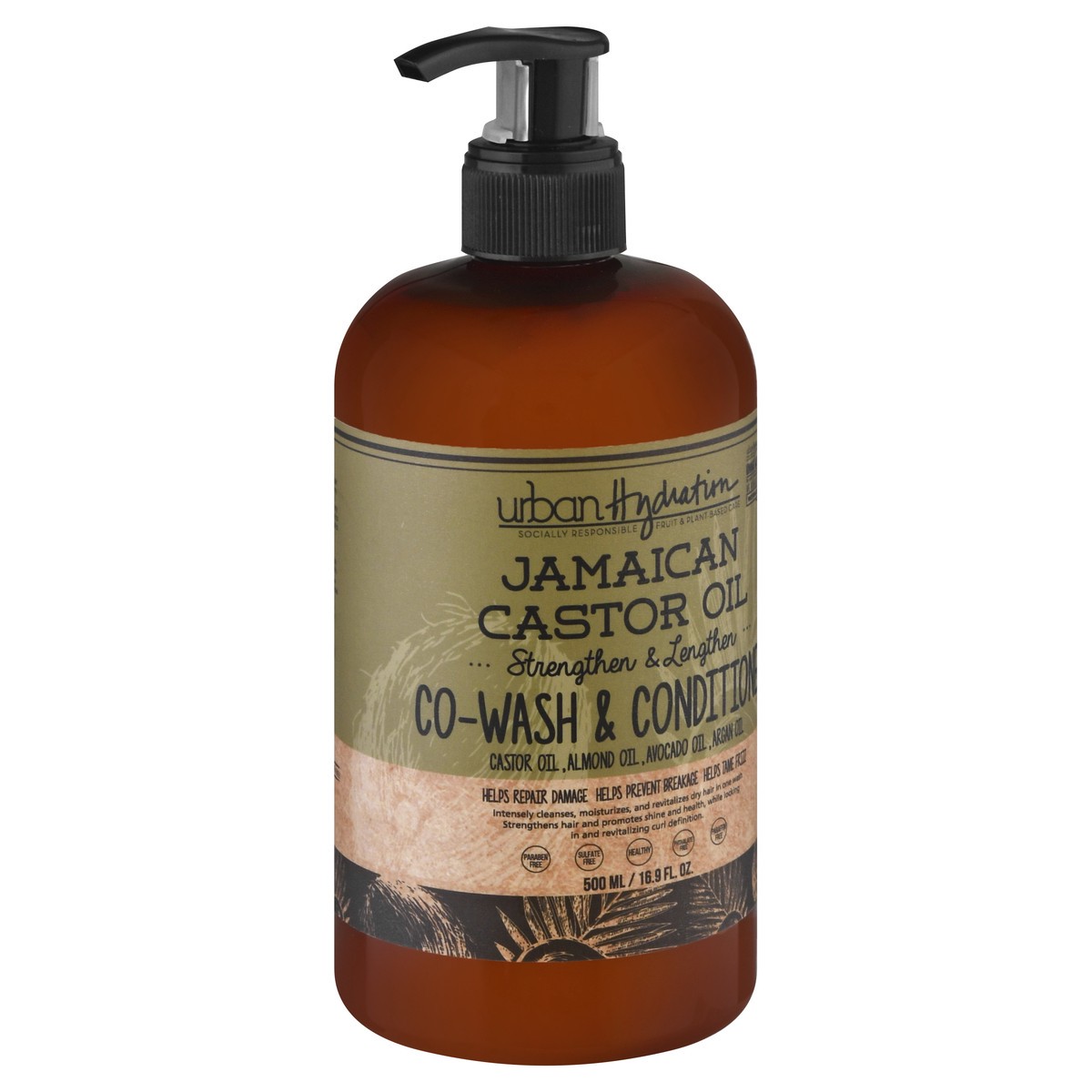 slide 8 of 12, Urban Hydration Jamaican Castor Oil Co-Wash & Conditioner 500 ml, 500 ml