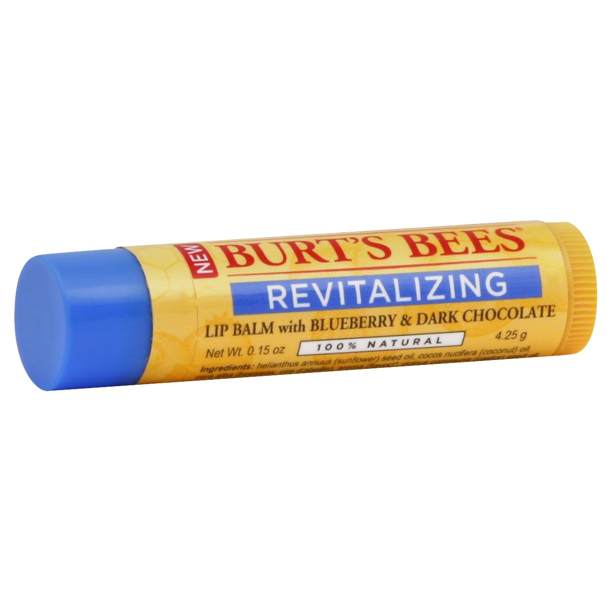 slide 1 of 4, Burt's Bees Blueberry and Dark Chocolate Lip Balm, 0.15 oz