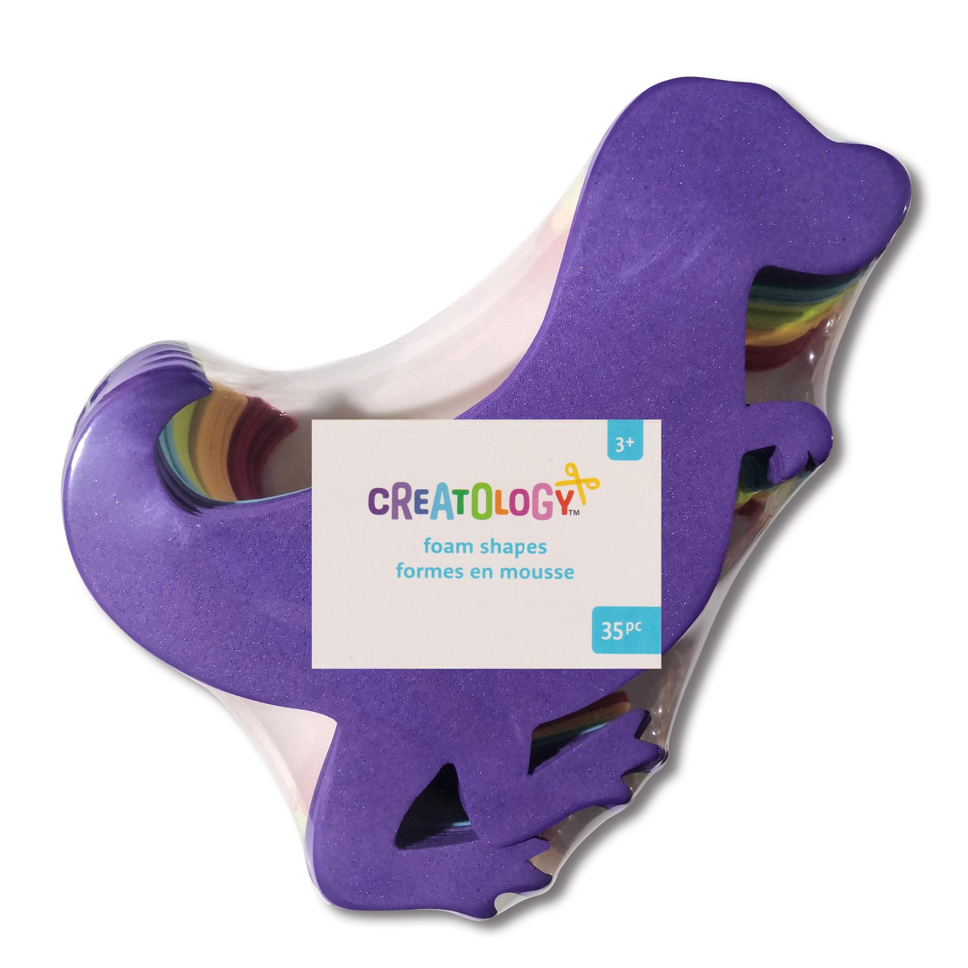 slide 3 of 3, 6.5" Dino Foam Shapes, 35ct. By Creatology, 35 ct
