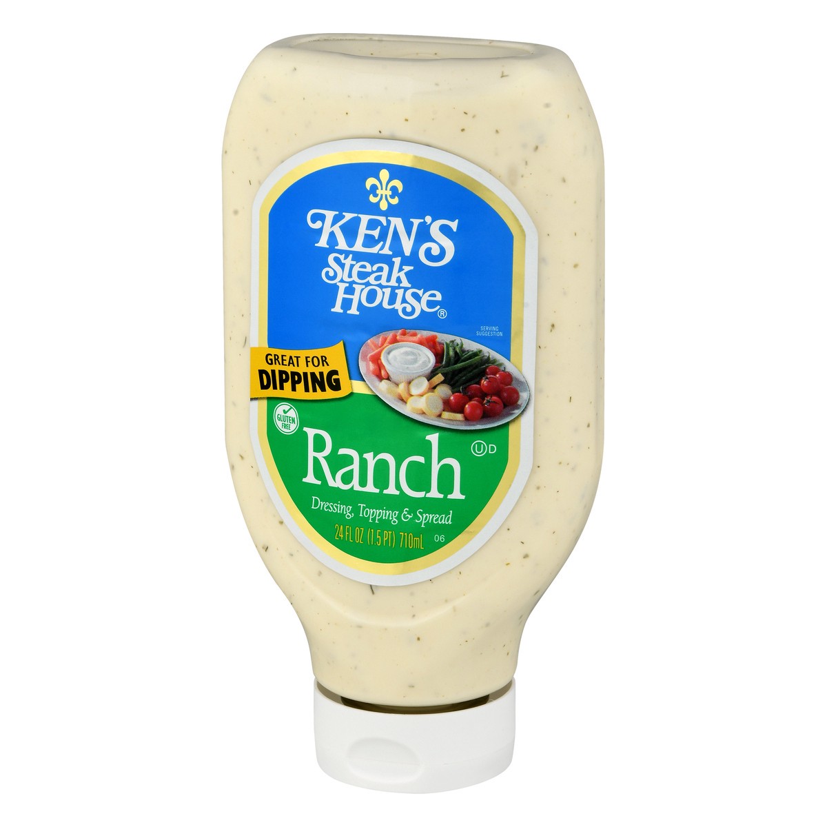 slide 6 of 9, Ken's Steak House Ranch Salad Dressing, 24 fl oz