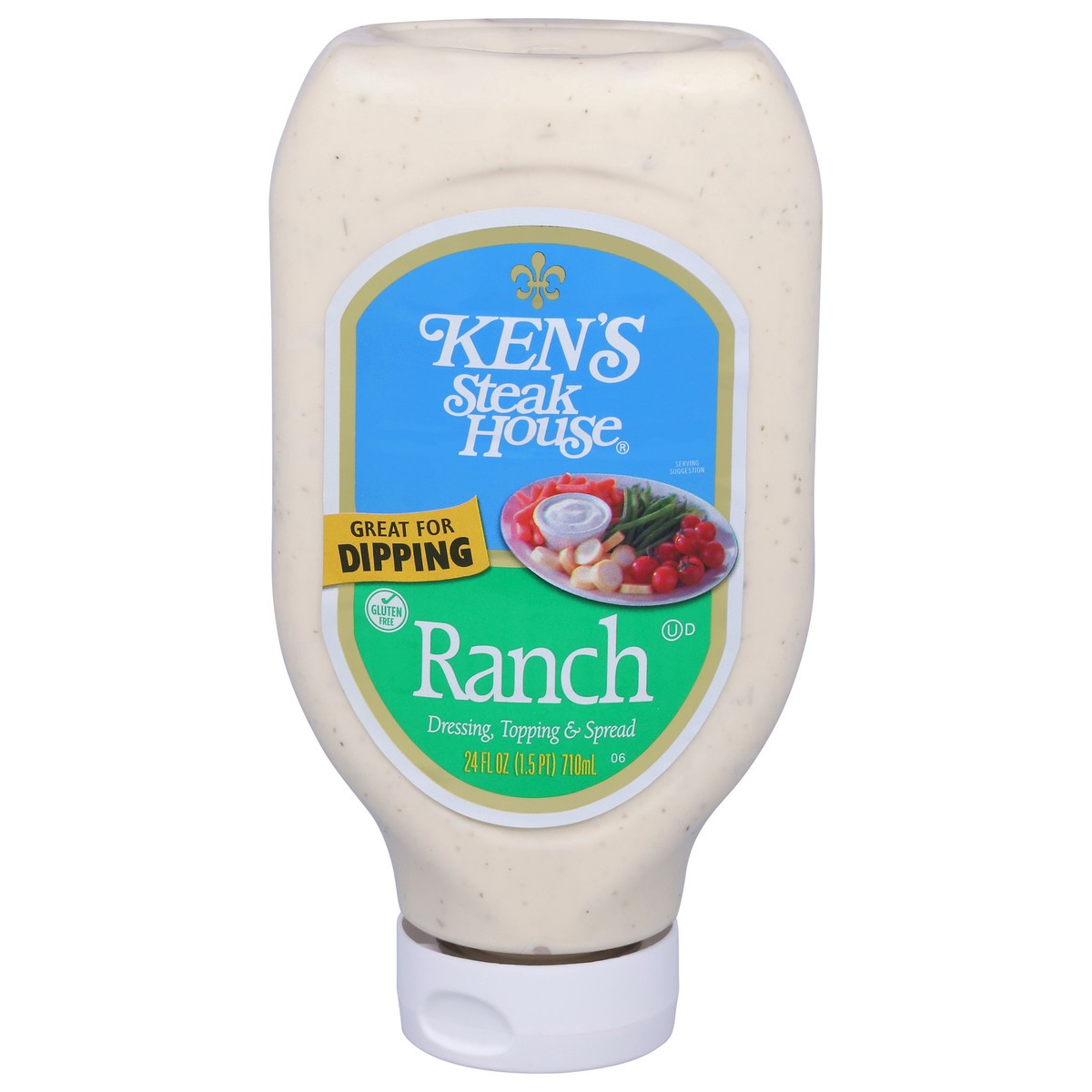 slide 1 of 9, Ken's Steak House Ranch Dressing Topping & Spread 24 fl oz, 24 fl oz