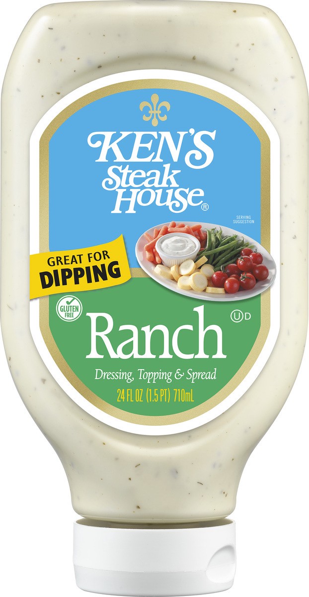 slide 7 of 9, Ken's Steak House Ranch Salad Dressing, 24 fl oz