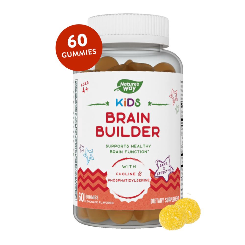 slide 3 of 4, Nature's Way Kids Brain Builder Gummies, 60 ct