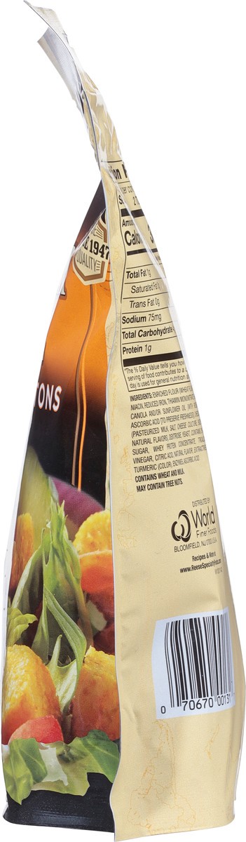 slide 8 of 9, Reese Premium Cheddar Cheese Croutons 6 oz, 6 oz