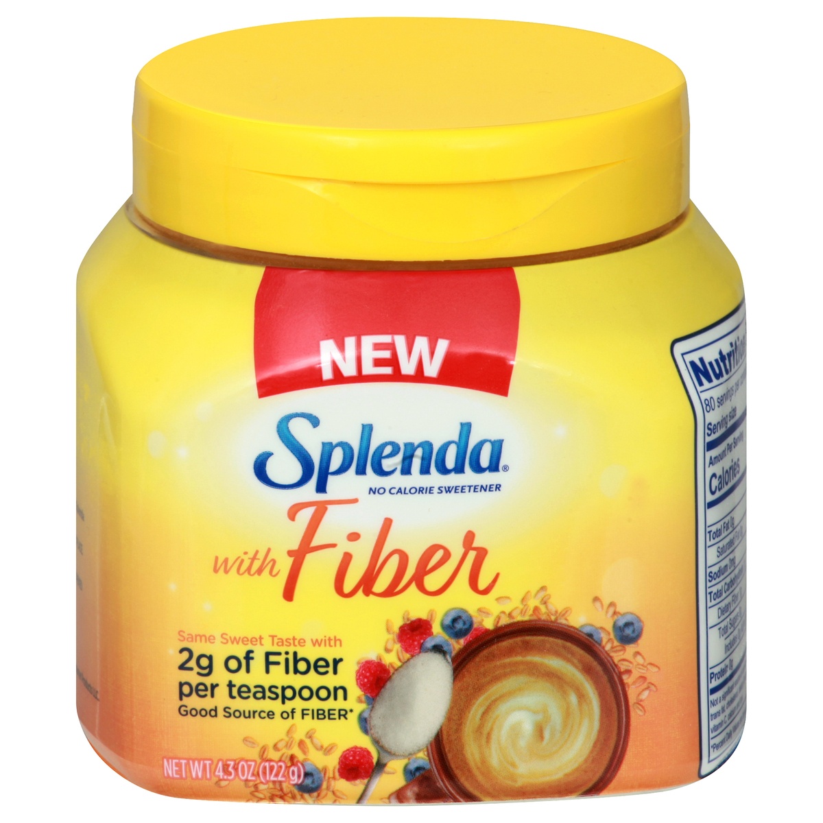 slide 1 of 10, Splenda with Fiber No Calorie Sweetener, 4.3 oz