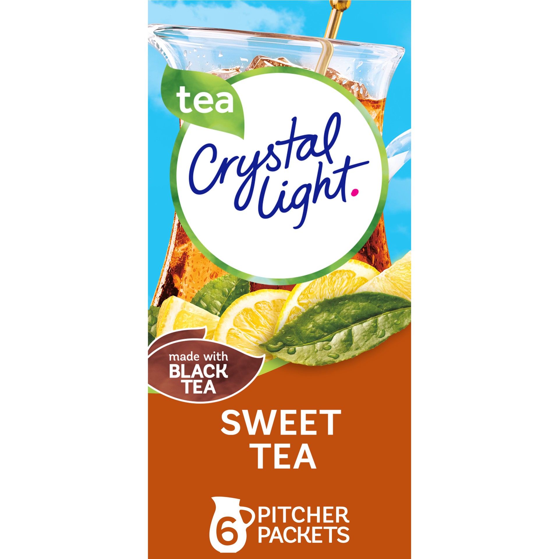 slide 1 of 11, Crystal Light Sweet Tea Naturally Flavored Powdered Drink Mix Pitcher Packets, 1.56 oz
