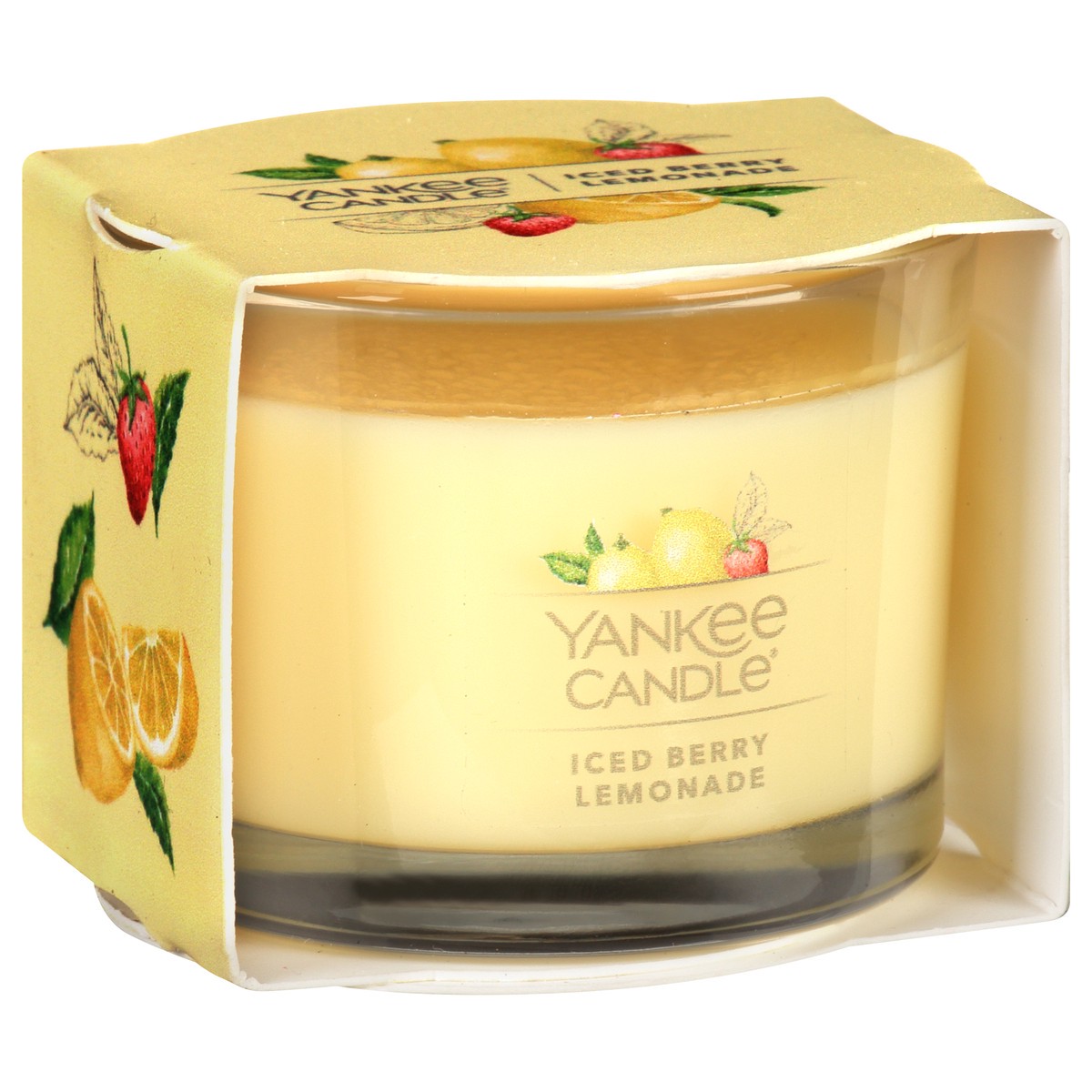 slide 2 of 9, Yankee Candle Signature Collection Mini Jar Iced Berry Lemonade, 1.3 oz