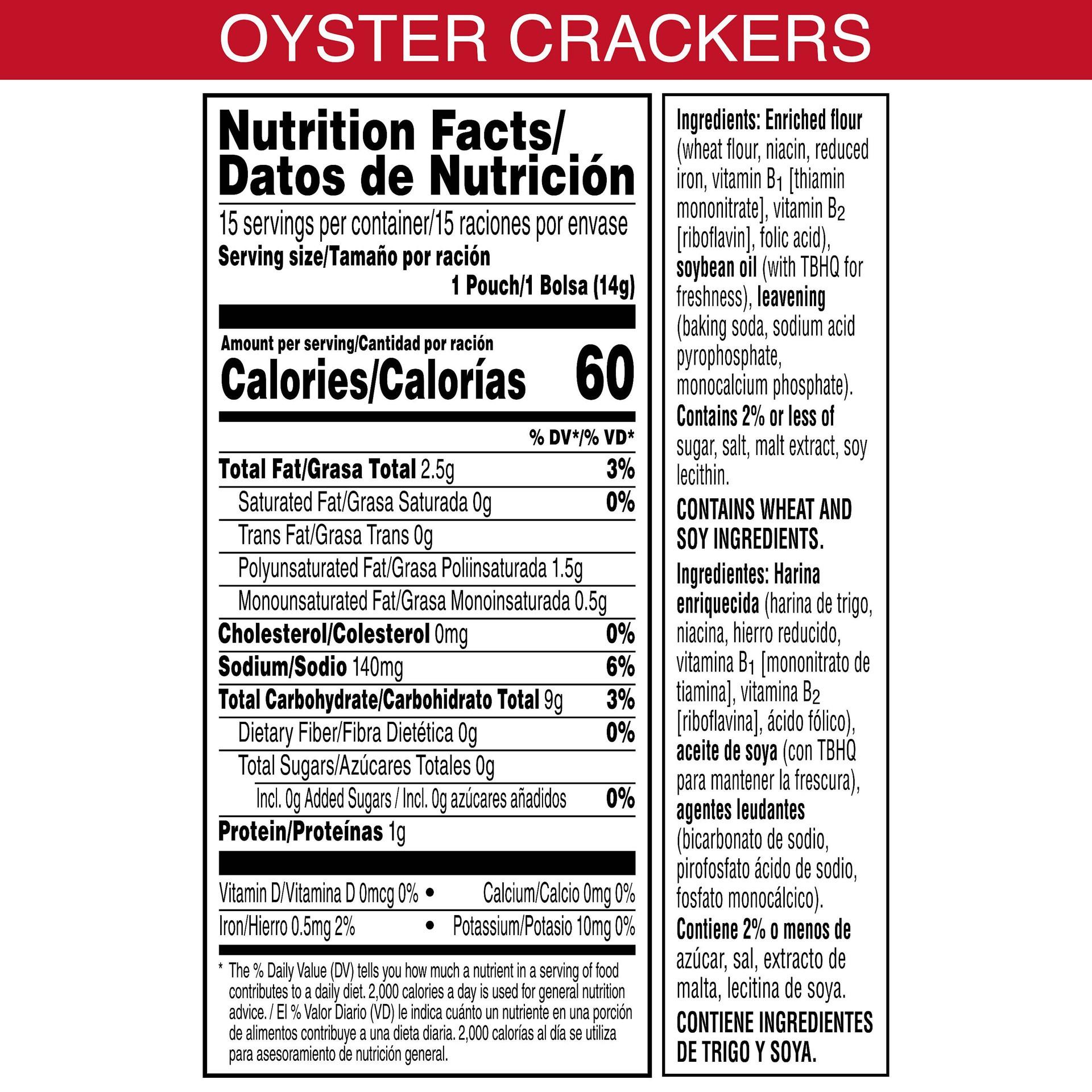 slide 3 of 7, Zesta Oyster Crackers, 7.5 oz