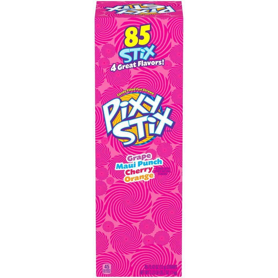 slide 1 of 1, Giant Christmas Pixy Stix, 42 oz