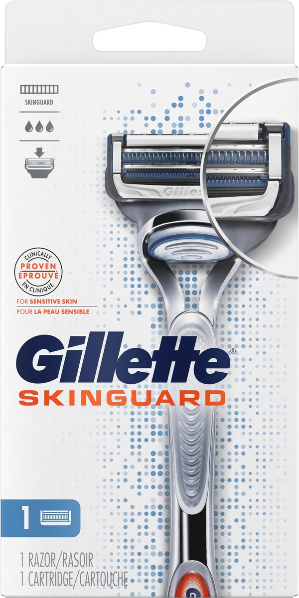 slide 2 of 2, Gillette Skinguard Men's Razor Handle, 1 ct