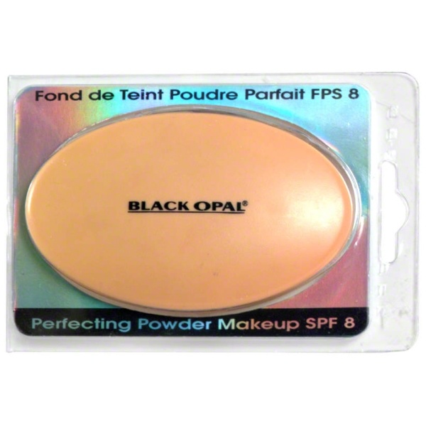 slide 1 of 1, Black Opal Perfecting Powder Makeup Spf 8, Rich Caramel, 0.32 oz