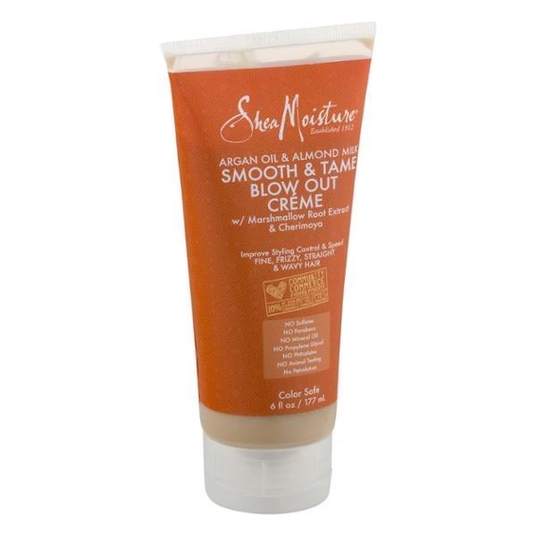 slide 1 of 1, SheaMoisture Community Commerce Argan Oil Collection Blow-Out Crme, 6 oz