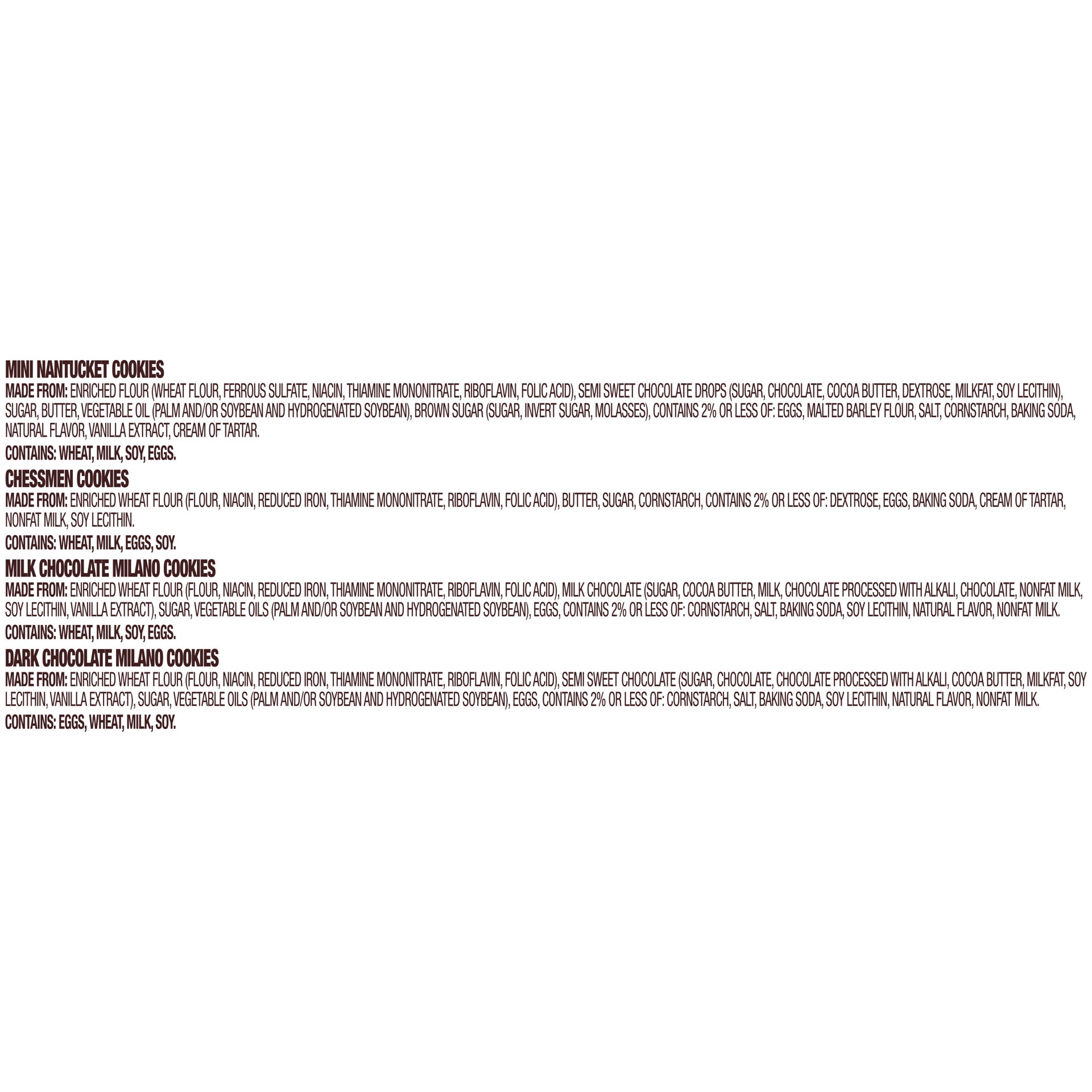 slide 2 of 6, Pepperidge Farm Cookies Variety Pack, Snack Packs, 20 pk, 17 oz