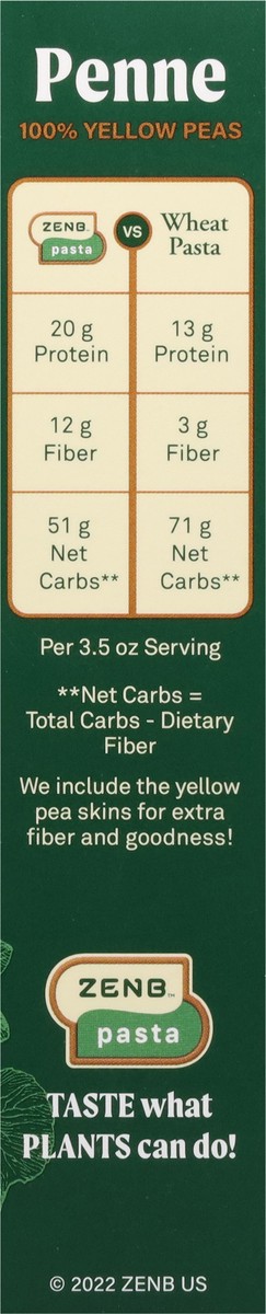 slide 11 of 13, Zenb Penne 8 oz, 8 oz