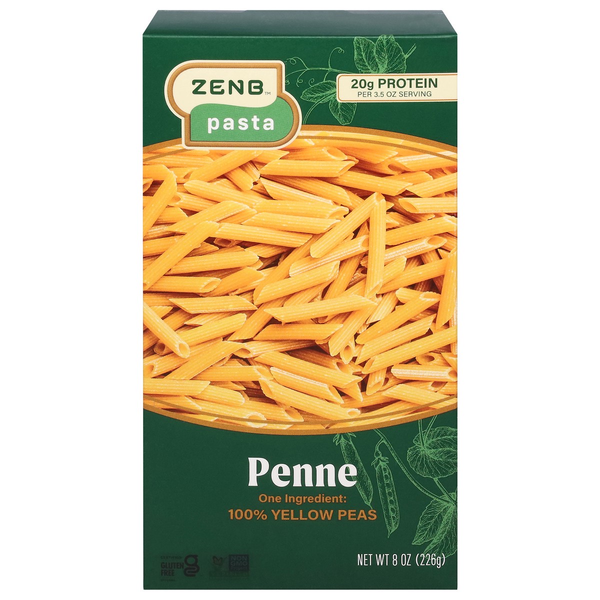 slide 1 of 13, Zenb Penne 8 oz, 8 oz