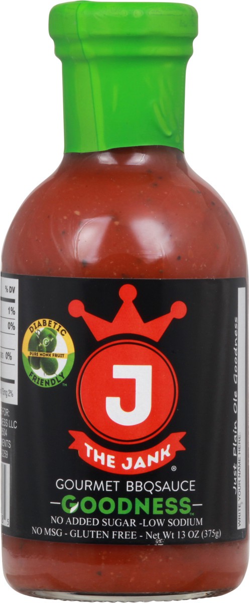 slide 5 of 12, The Jank Goodness Gourmet BBQ Sauce 13 oz Bottle, 13 oz