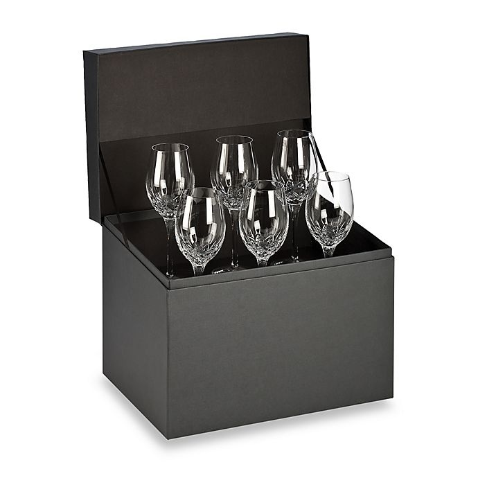 slide 1 of 1, Waterford Lismore Essence White Wine Deluxe Gift Box Buy 5 Get 6 Value Set, 1 ct