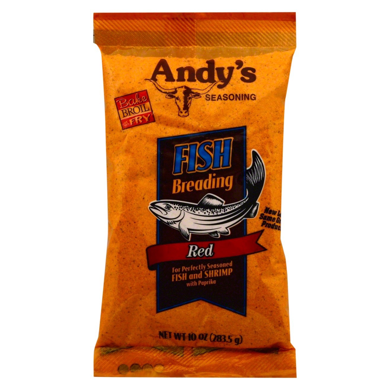 slide 1 of 3, Andys Seasoning Red Fish Breading, 10 oz