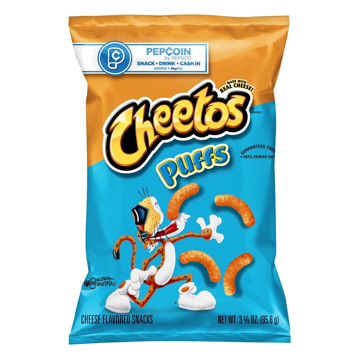 slide 1 of 7, Cheetos Puffs Cheese Flavored Snacks 3.375 oz, 3.38 oz