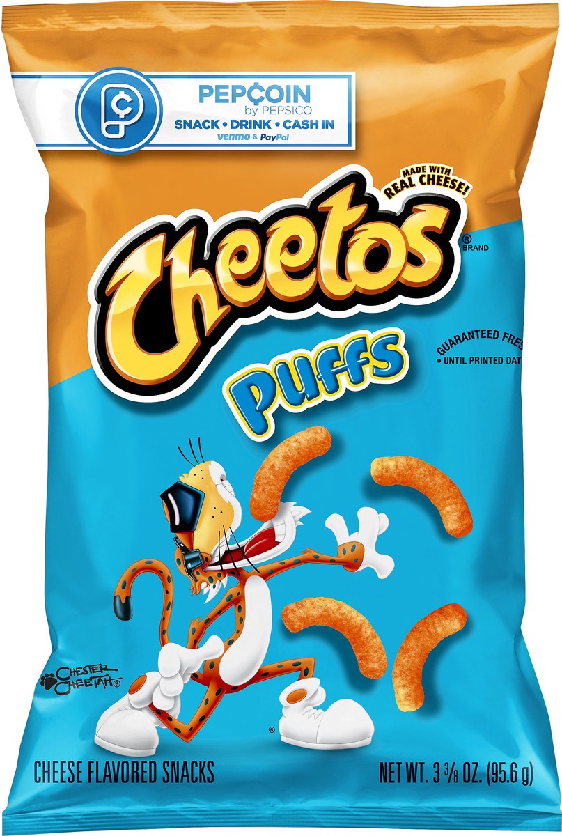 slide 6 of 7, Cheetos Puffs Cheese Flavored Snacks 3.375 oz, 3.38 oz