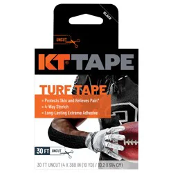KT Tape Turf Tape 30 ft Black