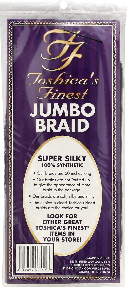 slide 5 of 11, Toshica's Finest Jumbo Color: 1 Braid 1 ea, 1 ea