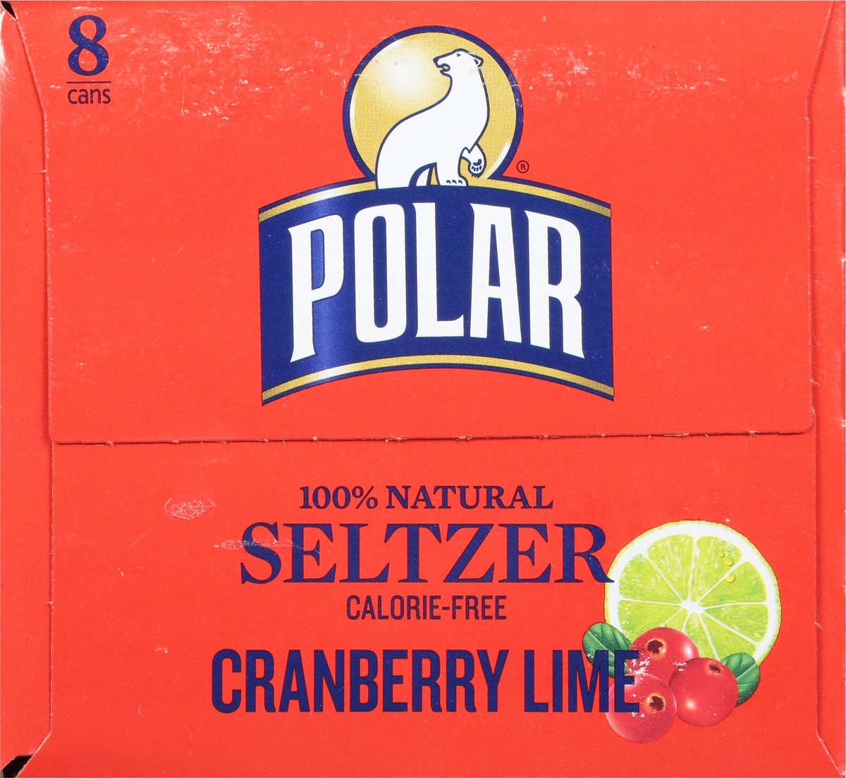 slide 8 of 12, Polar Seltzer - 8pk 12oz - Cranberry Lime, 8 ct; 12 fl oz