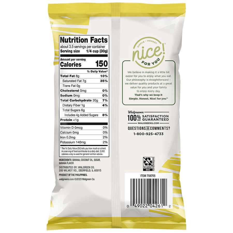 slide 2 of 5, Nice! Banana Chips - 3.5 oz, 3.5 oz