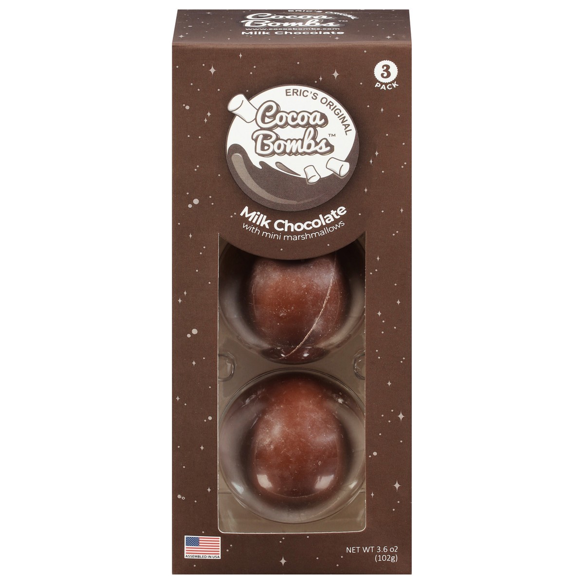 slide 4 of 4, Cocoa Bombs Milk Chocolate 3 Pack, 